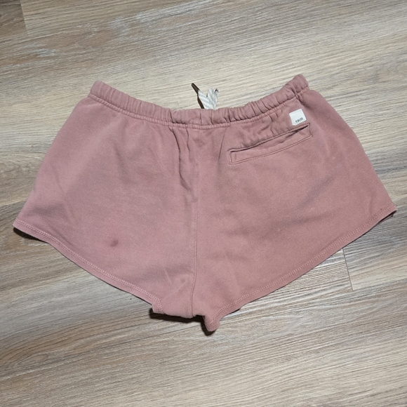 Women's Dusty Rose Drawstring Lounge Shorts - Picture 2 of 9